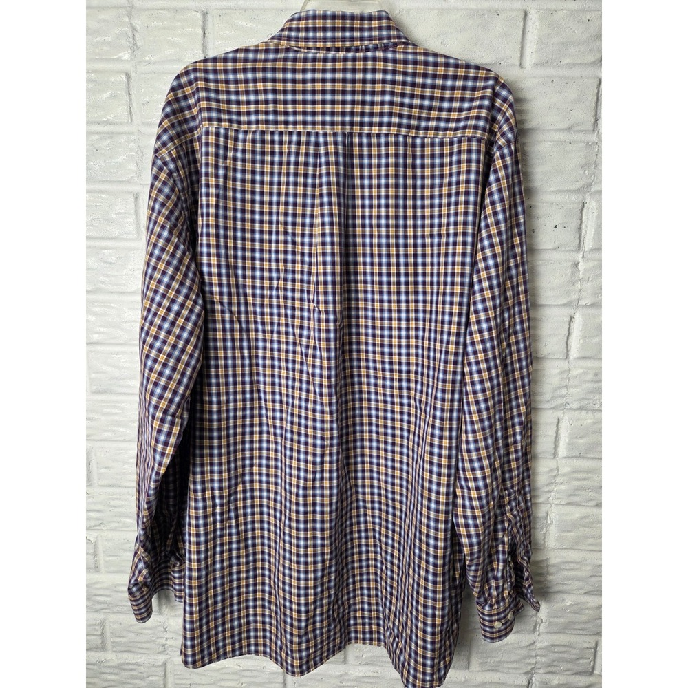 Men's XL/L Long Brooks Brothers XL Country Club Egyptian Cotton Button up USA - Picture 3 of 6